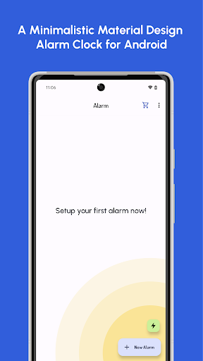 Minimal Alarm Clock Screen 2