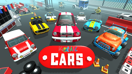 Android application Animated puzzles cars screenshort