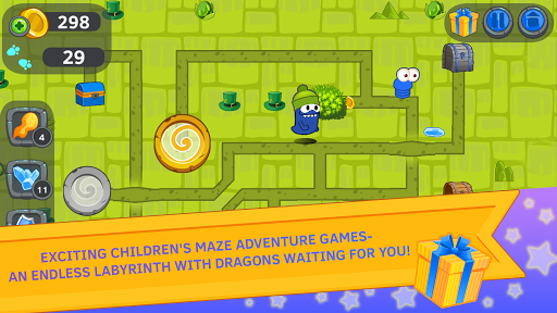 Android application Maze runner for kids screenshort