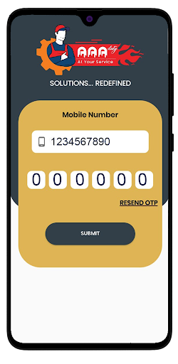 Android application AAA DUTY VENDOR APPLICATION screenshort