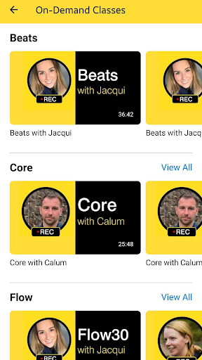 Android application UofG Sport screenshort