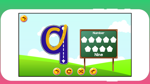 123 Letter  Shape Tracing Writing Game By Mayo