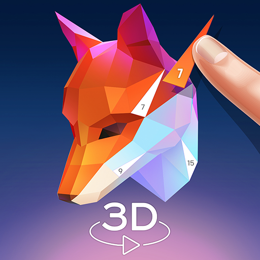 LowPoly 3D Art Paint by Number