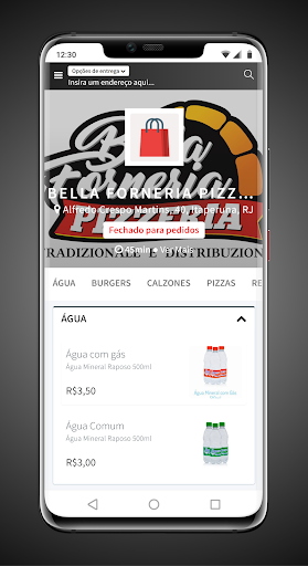 Android application Bella Forneria Pizzeria screenshort