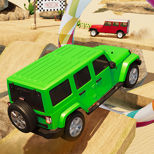 Mega Jeep Driving SUV Stunts