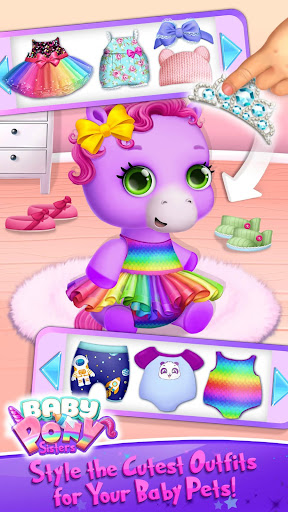 Baby Pony Sisters - Virtual Pet Care & Horse Nanny  screenshots 3