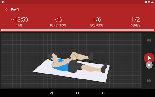 Bauchmuskel-Training - A6W PRO Screenshot