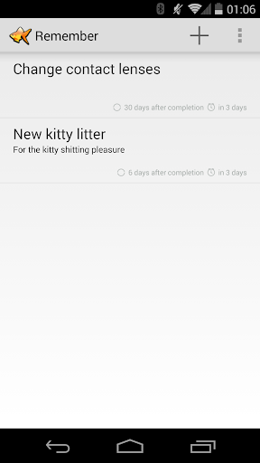 Android application Remember screenshort
