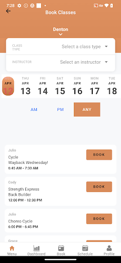 Android application Denton Spin Co screenshort