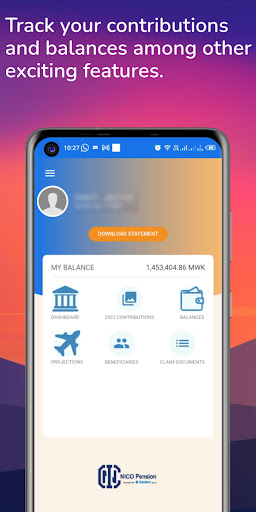 NICO Pension SmartApp Screen 3