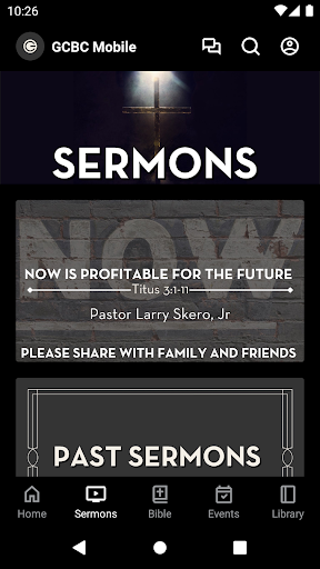 Grace Covenant Baptist Church Screen 2