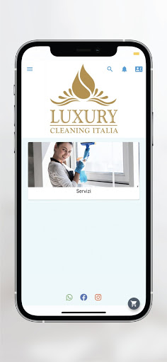 Android application Luxury Cleaning Italia screenshort