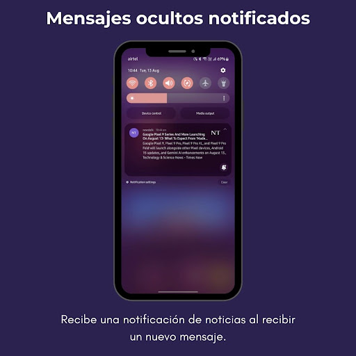 Vista previa de la aplicación