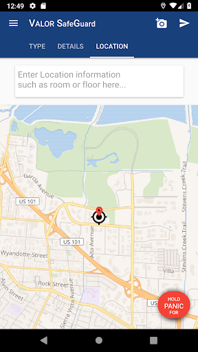 Android application Valor SafeGuard screenshort