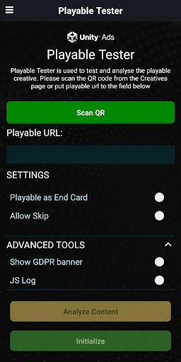 Ad Testing for Unity Ads Screen 3