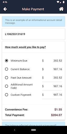 Android application Speedway Auto Credit screenshort