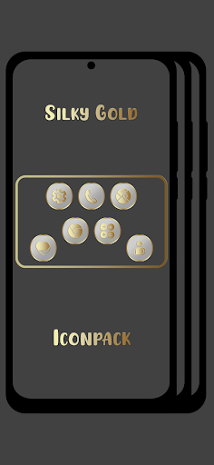 Screenshot of Royale Silky Gold Icon Pack