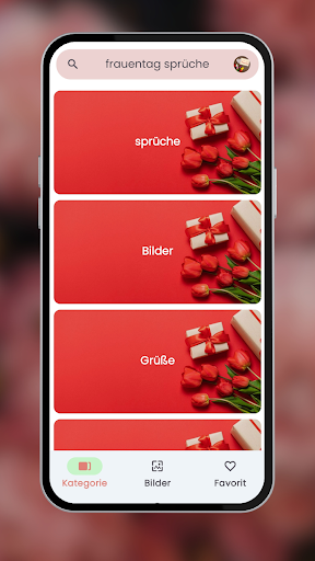 Android application frauentag sprüche screenshort