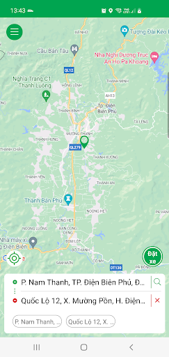 Android application Taxi Thông Lan screenshort