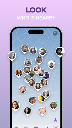 Android application Mapllo: Dating & Meetups screenshort