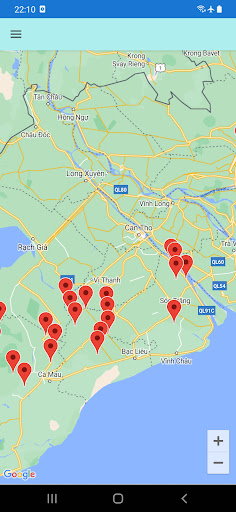 Android application Mekong SCADA screenshort