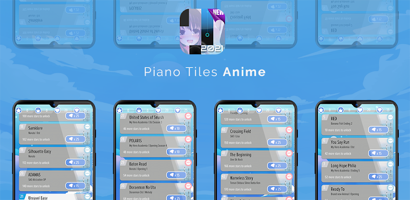 Piano Anime Tiles Music