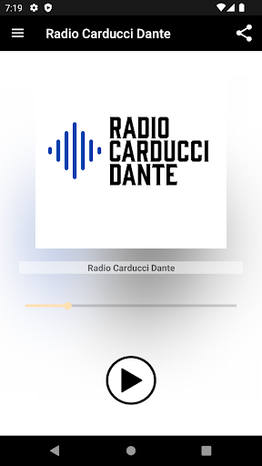 Android application Radio Carducci Dante screenshort