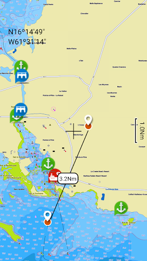 Android application Guadeloupe GPS Map Navigator screenshort