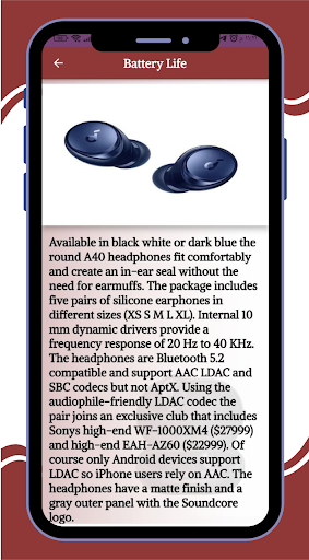 Soundcore Space A40 guide Screen 2