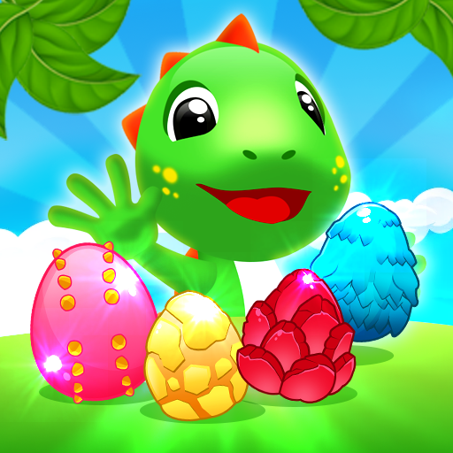 Dino Match 3: Adventure Game logo