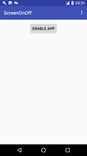 ScreenOnOff Screenshot 1 - AppWisp.com