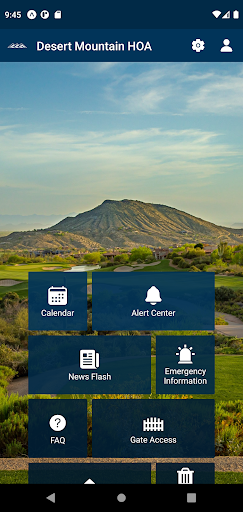 Android application Desert Mountain HOA screenshort