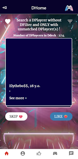 Android application DPlayce screenshort