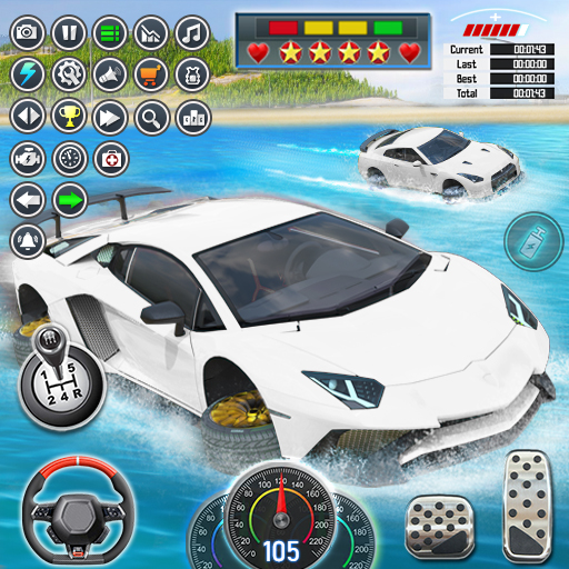 Water Car Racing 3d: Car Games 2.0.5 Icon