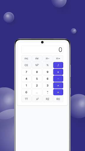 Android application Basic Calculator screenshort