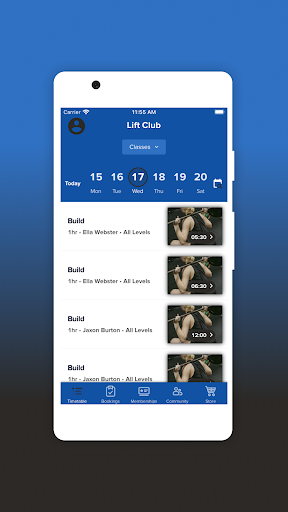 Lift Club NZ Screen 2