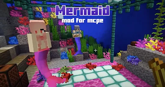 Mermaid Tail Mod for MCPE