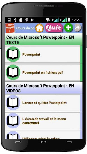 Cours de powerpoint Screen 3