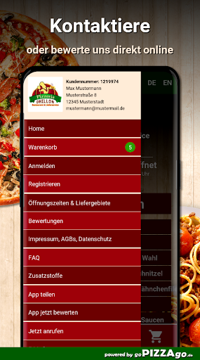Pizzeria Dhillon Lieferservice Screen 3