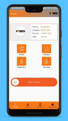 Android application Compo Warriors screenshort
