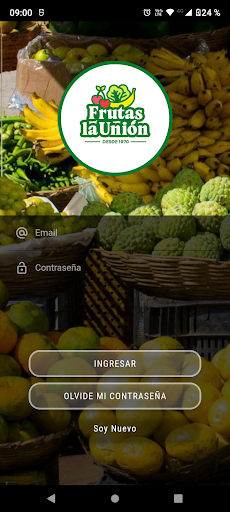 Android application Frutas y Verduras La Unión screenshort