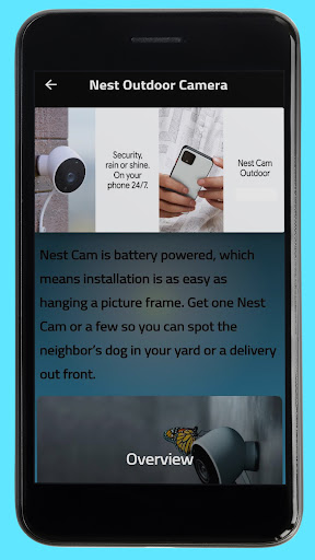 Android application Nest Outdoor Camera Guide screenshort