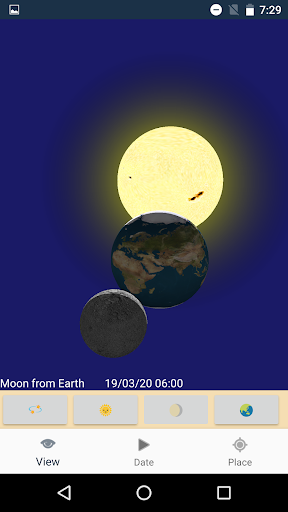 Android application Tonight Moon Phase screenshort