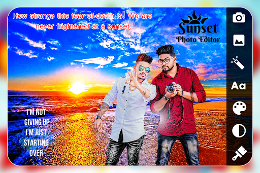 Sunset Photo Editor Screen 2