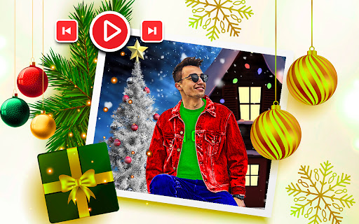 Christmas video maker song Screen 2