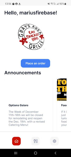 Android application Gray Area Grille screenshort