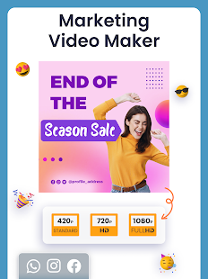 Marketing Video Maker Ad Maker Tangkapan layar