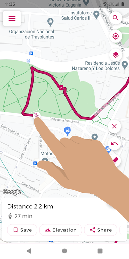 Just Draw It! - Route planner  4.1.2 screenshots 1