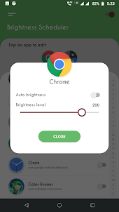 Brightness Control per app