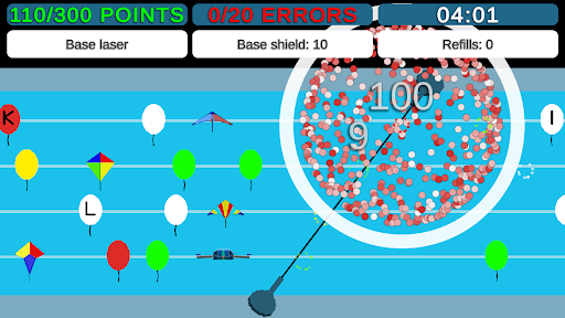 Android application Laser Balloons screenshort